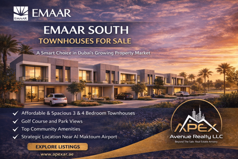 Emaar South Townhouse for Sale in Dubai – Prices, Lifestyle & Investment Potential