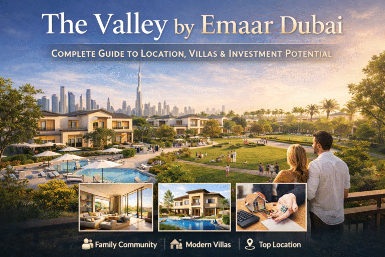 The Valley by Emaar Dubai – Complete Guide to Location, Villas, Master Plan & Investment Potential