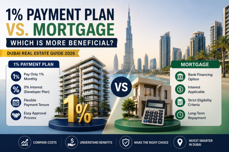 1% Payment Plan vs Mortgage in Dubai